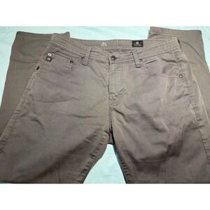 AG Adriano Goldschmied Tellis Modern Slim Fit Pants Grey Mens 33x28 1783HPTOSGY